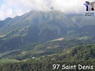 Aperçu de la webcam ID1001 : Martinique - Montagne Pelée - via france-webcams.com