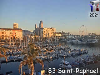 Aperçu de la webcam ID1031 : Saint-Raphael - le vieux port - via france-webcams.com
