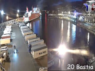 Webcam port de Bastia CCI 2B - via france-webcams.com