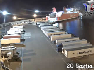 Aperçu de la webcam ID1034 : Port de Bastia, vue Nord - via france-webcams.com