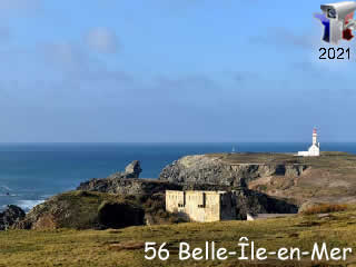 Webcam de la pointe des Poulains de Belle Ile en Mer - via france-webcams.com
