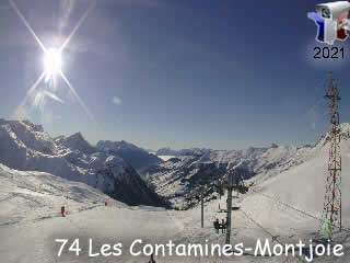 Aperçu de la webcam ID1045 : Les Contamines Montjoie - Télésiège du Col - via france-webcams.com