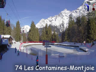 Webcam  Les Contamines Montjoie - Lac de l'Etape - via france-webcams.com