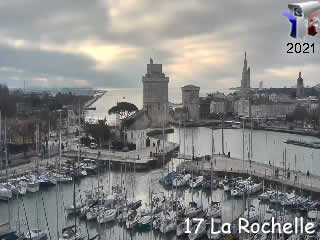 Aperçu de la webcam ID1054 : La Rochelle - port de Plaisance - via france-webcams.com