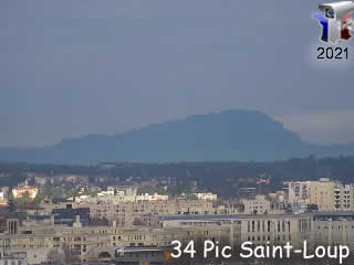 Aperçu de la webcam ID1057 : Montpellier - Pic Saint-Loup - via france-webcams.com