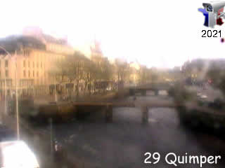 Aperçu de la webcam ID1063 : Quimper - vue sur l'Odet - via france-webcams.com