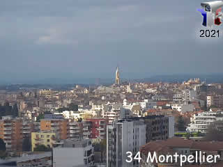Aperçu de la webcam ID1071 : Montpellier - Panoramique vidéo - via france-webcams.com