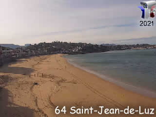 Aperçu de la webcam ID1109 : Saint-Jean-de-Luz - Plage Donibane - via france-webcams.com