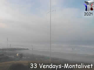 Aperçu de la webcam ID1134 : Vendays-Montalivet - Plage - via france-webcams.com