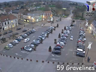 Aperçu de la webcam ID1143 : Gravelines - place Albert Denvers - via france-webcams.com