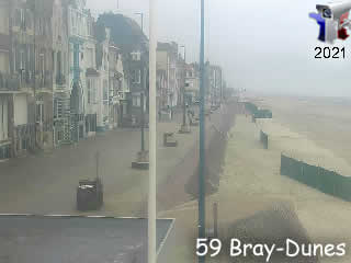 Aperçu de la webcam ID1153 : Bray-Dunes - Digue Ouest - via france-webcams.com