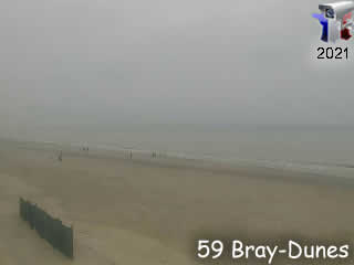 Aperçu de la webcam ID1157 : Bray-Dunes - Mer Ouest - via france-webcams.com