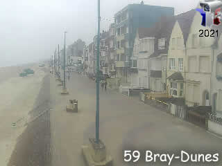 Aperçu de la webcam ID1160 : Bray-Dunes - Digue Est - via france-webcams.com