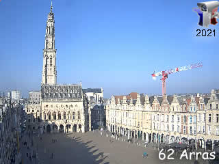Aperçu de la webcam ID1173 : Arras - Place des héros - via france-webcams.com