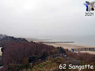 Aperçu de la webcam ID1174 : Sangatte - la plage - via france-webcams.com