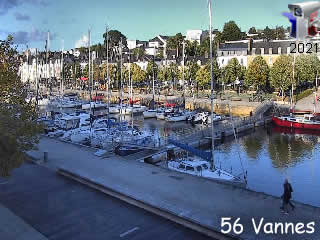 Aperçu de la webcam ID130 : Webcam Port de Vannes - via france-webcams.com