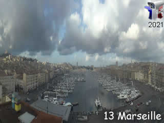 Aperçu de la webcam ID134 : Marseille - panoramique HD - via france-webcams.com