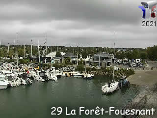 Aperçu de la webcam ID236 : La Forêt-Fouesnant - Port-La-Forêt - Le port - via france-webcams.com