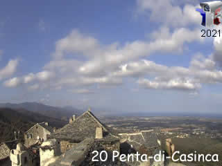 Aperçu de la webcam ID270 : Penta-di-Casinca - Pano Nord - via france-webcams.com