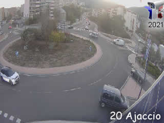 Aperçu de la webcam ID295 : Rond point Finusellu vers Ajaccio - via france-webcams.com