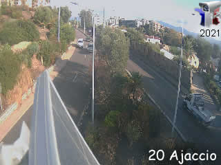Aperçu de la webcam ID300 : Rond point Aspretto vers Bastia - via france-webcams.com
