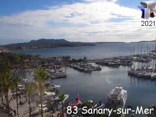 Aperçu de la webcam ID309 : Sanary-sur-Mer - Live - via france-webcams.com