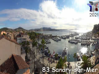 Aperçu de la webcam ID310 : Sanary-sur-Mer - Pano HD - via france-webcams.com