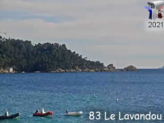 Aperçu de la webcam ID325 : Le Lavandou - Cap Nègre - via france-webcams.com