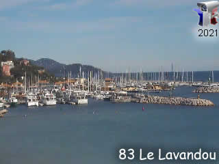 Aperçu de la webcam ID329 : Le Lavandou - Port du Lavandou - via france-webcams.com