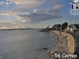Aperçu de la webcam ID343 : Carnac - Pano de la plage - via france-webcams.com