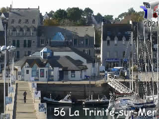Aperçu de la webcam ID352 : La Trinité-sur-Mer - Façade port et église - via france-webcams.com