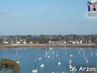 Aperçu de la webcam ID366 : Arzon - Port Navalo - Panoramique Vidéo - via france-webcams.com