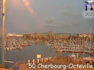 Aperçu de la webcam ID385 : Cherbourg-Octeville - Le port - via france-webcams.com