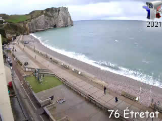 Aperçu de la webcam ID411 : Étretat - Etretat Sud - via france-webcams.com