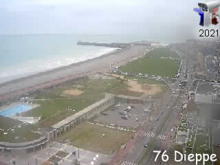 Aperçu de la webcam ID418 : Dieppe - Jetée du port - via france-webcams.com