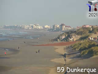 Aperçu de la webcam ID425 : Dunkerque - Batterie de Zuydcoote - via france-webcams.com