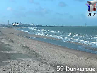 Aperçu de la webcam ID428 : Dunkerque - Mer Ouest - via france-webcams.com