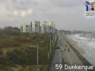 Aperçu de la webcam ID438 : Dunkerque - Digue ouest - via france-webcams.com