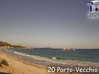 Aperçu de la webcam ID446 : Porto-Vecchio - Plage de la Folacca en direct - via france-webcams.com