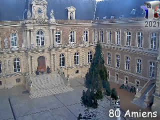 Aperçu de la webcam ID458 : Amiens - place de l'hôtel de ille - via france-webcams.com