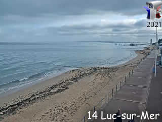 Aperçu de la webcam ID484 : Luc-sur-Mer - la plage - via france-webcams.com