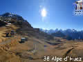 Webcam Alpe d'Huez  - 2100m - via france-webcams.com