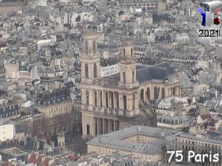 Webcam Paris - Église Saint Sulpice - via france-webcams.com