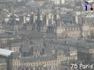 Aperçu de la webcam ID721 : Paris - Hôtel de Ville - via france-webcams.com
