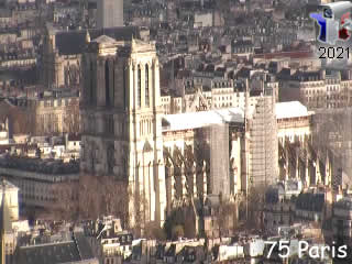 Aperçu de la webcam ID726 : Paris - Cathédrale Notre Dame - via france-webcams.com