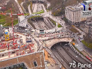 Aperçu de la webcam ID729 : Paris - Porte Maillot vers Porte Dauphine - via france-webcams.com