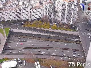 Webcam Paris - Porte Maillot vers Porte des Ternes - via france-webcams.com