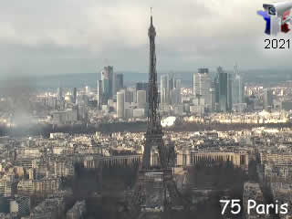 Aperçu de la webcam ID732 : Paris - Tour Eiffel - via france-webcams.com
