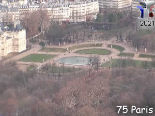 Aperçu de la webcam ID733 : Paris - Jardins du Luxembourg - via france-webcams.com