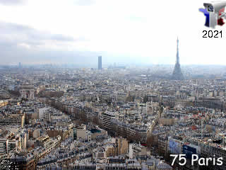 Aperçu de la webcam ID739 : Webcam Paris tour Eiffel, Montparnasse - via france-webcams.com